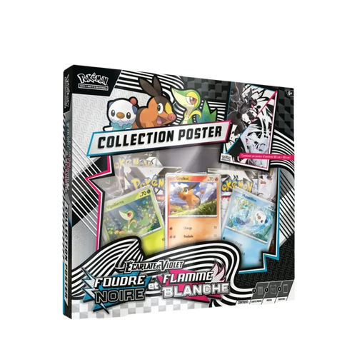Coffret Poster Pokémon - Flamme Blanche & Foudre Noire - EV10.5