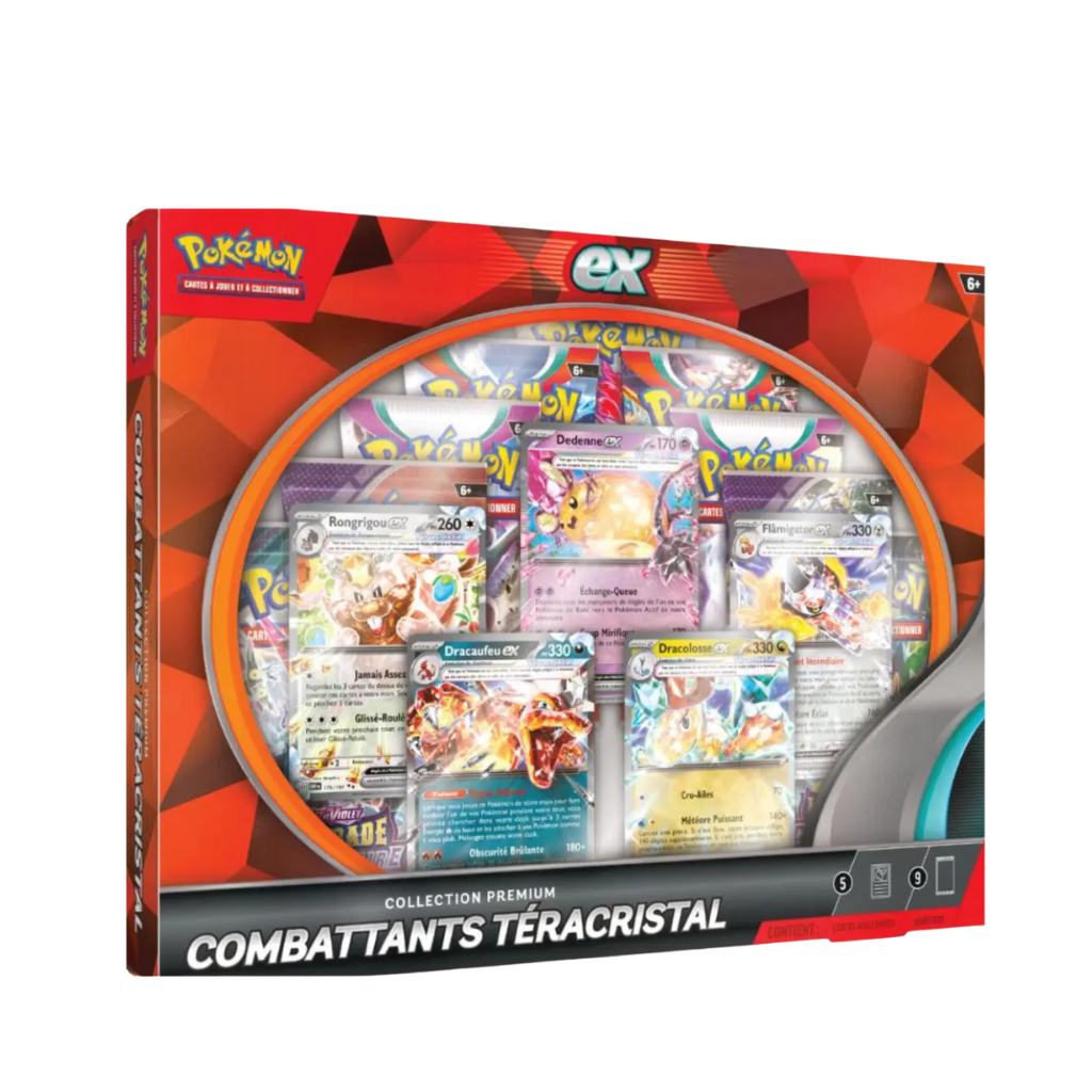 Coffret Premium – Combattants Téracristal – Écarlate & Violet + EB10 – Pokémon JCC