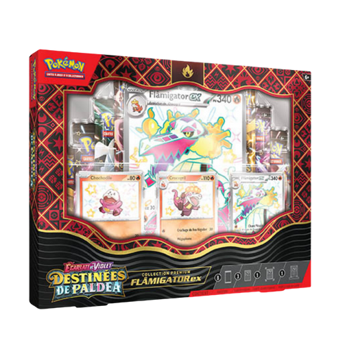 Coffret Premium Pokémon - Flamigator-ex - Destinées de Paldea - EV04.5
