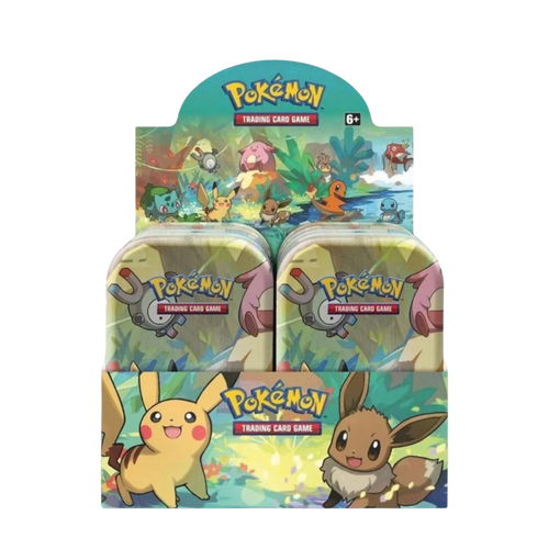 Display – 10 Mini Tins – Amis de Kanto – Pokémon EB10 & EB11
