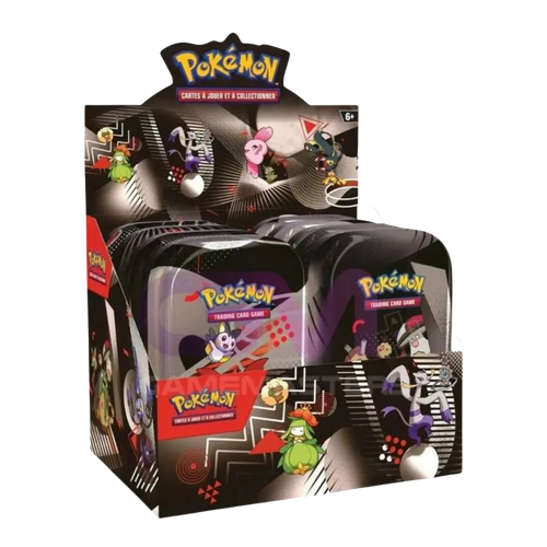 Display – 8 Mini Tins – Foudre Noire & Flamme Blanche – Pokémon EV10.5