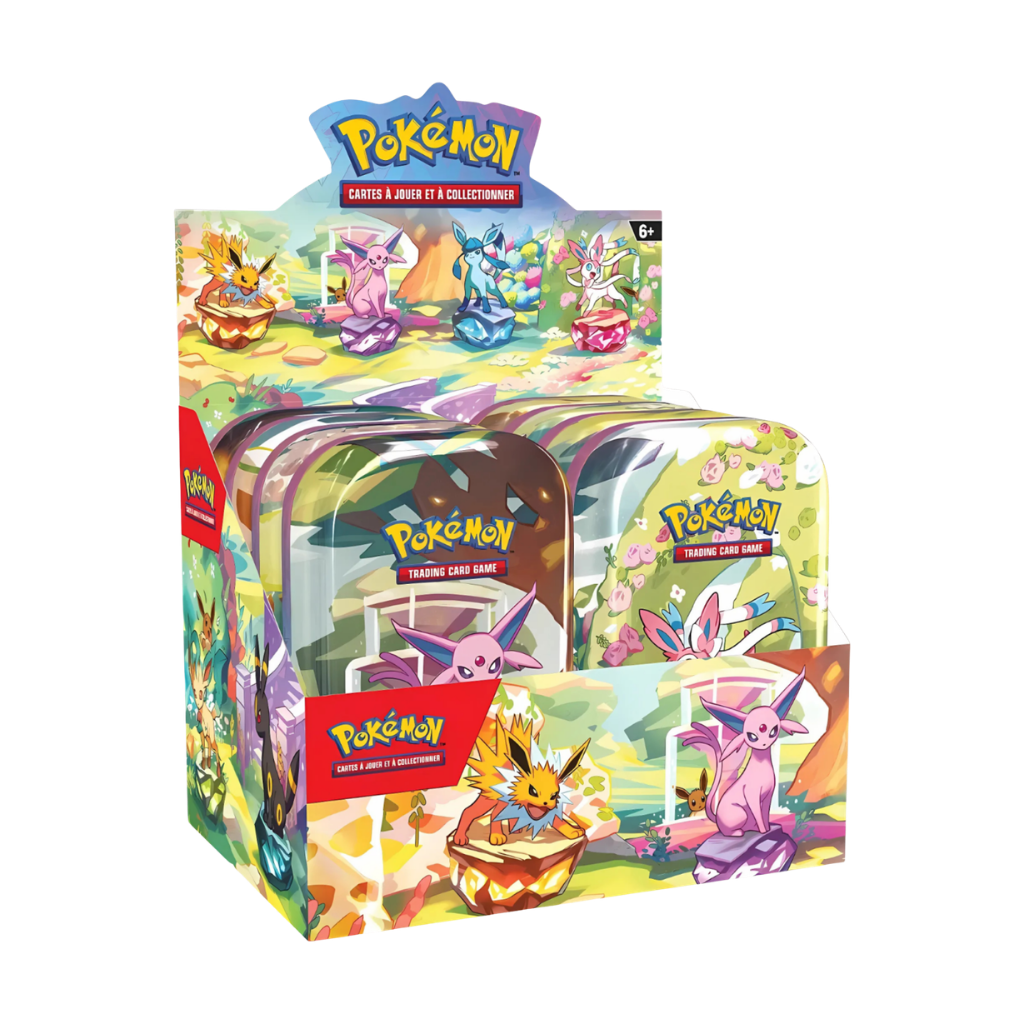 Display Mini Tin – Évolutions Prismatiques – Pokémon EV08.5