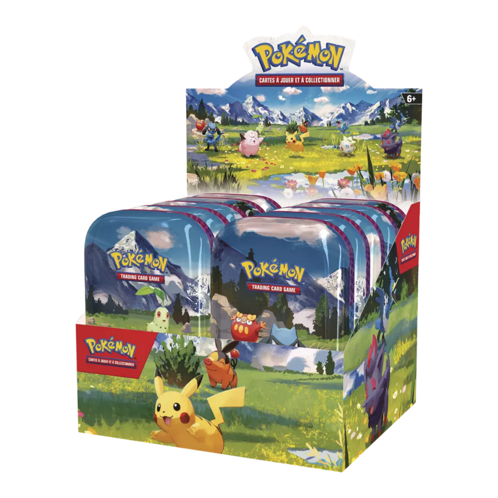 Display Mini Tin Pokémon - Héros Transcendants - ME02.5