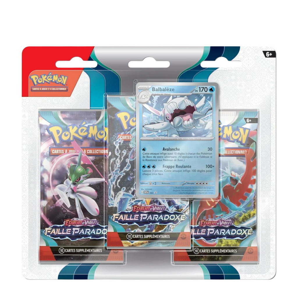 Tripack Pokémon - Faille Paradoxe - EV04