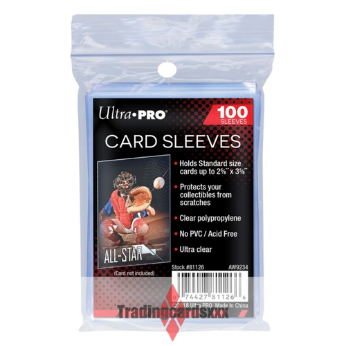 Card Sleeves Ultra PRO transparentes – 6 Lot de 100